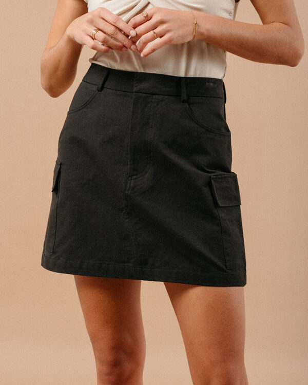 skirt mariah noir 1 - Dash Fashion