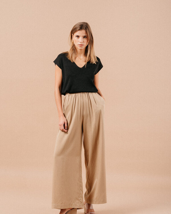 trousers mathilde camel - Dash Fashion