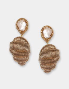 conch earrings gold 65c389939004c - Dash Fashion