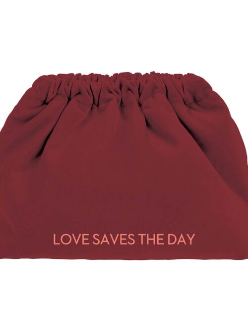 love saves the day velvet clutch bag vebl0024 Αντιγραφή - Dash Fashion