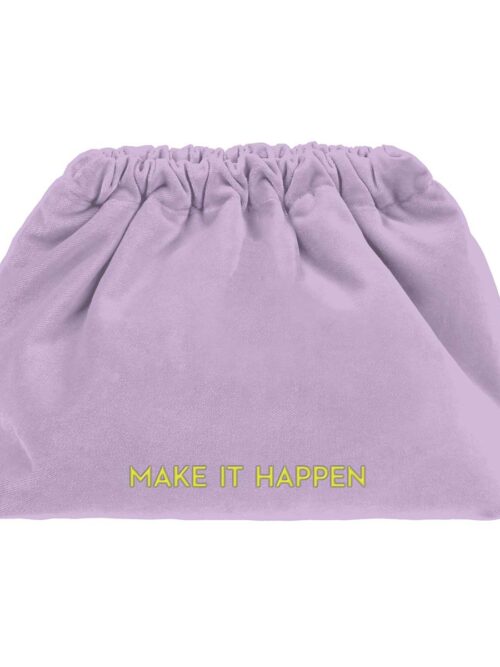 make it happen velvet clutch bag vebl0029 - Dash Fashion