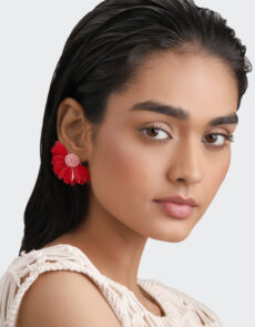 marigold earrings red 65cf45354ceed - Dash Fashion