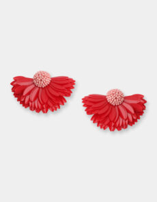 marigold earrings red 65cf4836726eb - Dash Fashion