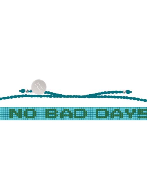 no bad days mini glass bead bracelet hbbf0007trbW - Dash Fashion