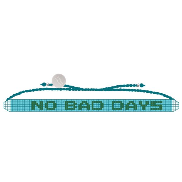 no bad days mini glass bead bracelet hbbf0007trbW - Dash Fashion