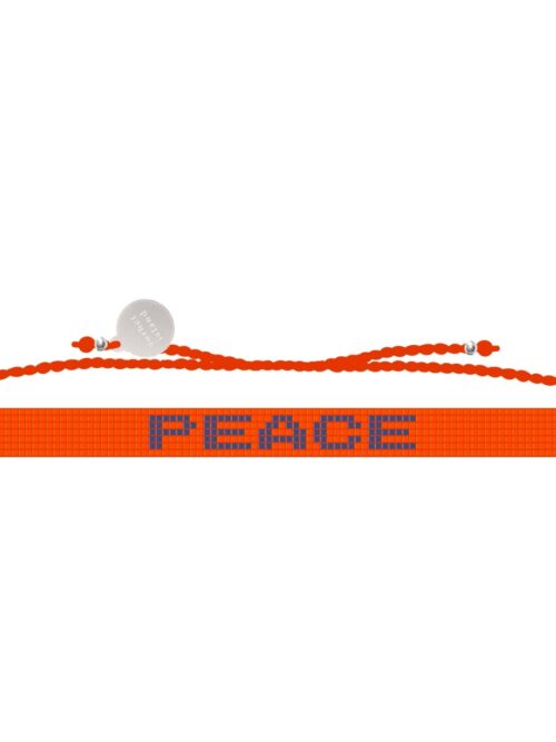 peace mini glass bead bracelet mggb0009 - Dash Fashion