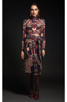 w24313 eternal wrap print 1 - Dash Fashion