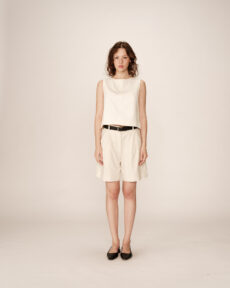 bermuda ecru pastel 1 - Dash Fashion