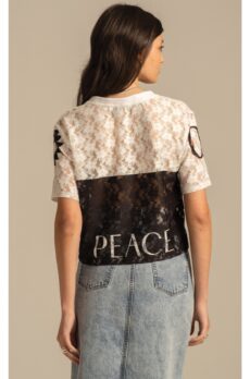 s25214 cosmos lace crop top print 3 - Dash Fashion