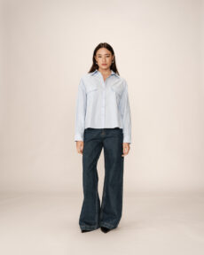 shirt bleu phoebe 2 - Dash Fashion