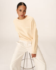 sweatshirt beige positive 1 - Dash Fashion