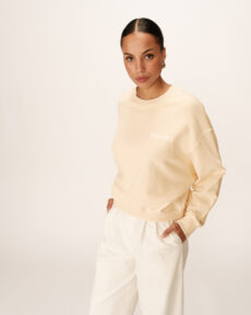 sweatshirt beige positive 3 - Dash Fashion
