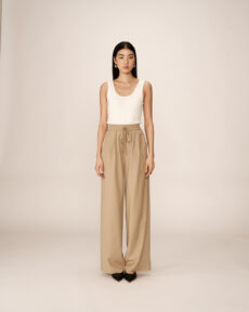 trousers beige petro 1 - Dash Fashion