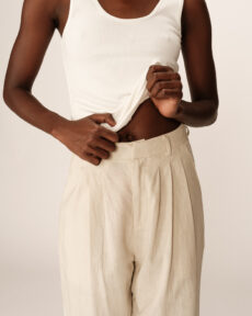 trousers beige phil 2 - Dash Fashion