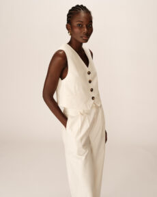 waistcoat ecru penn 1 - Dash Fashion