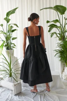 corsica dress black 742408 - Dash Fashion